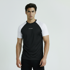 Men's navy blue and white dry fit raglan t-shirt KIVOR Pakistan