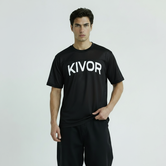 Men's white Mesh dry fit raglan t-shirt KIVOR Pakistan
